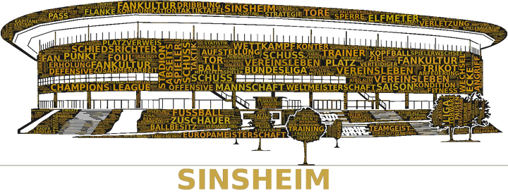 Stadion Sinsheim – Stadion-Wortwolke