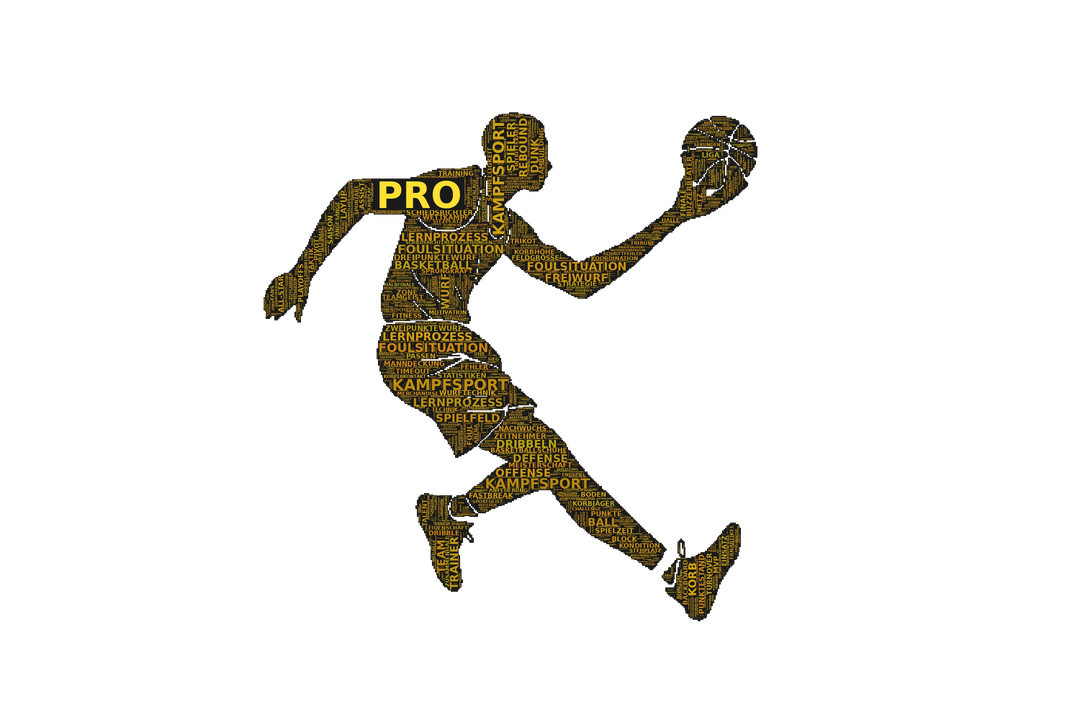 Der Spielentscheider – Basketball-Wortwolke