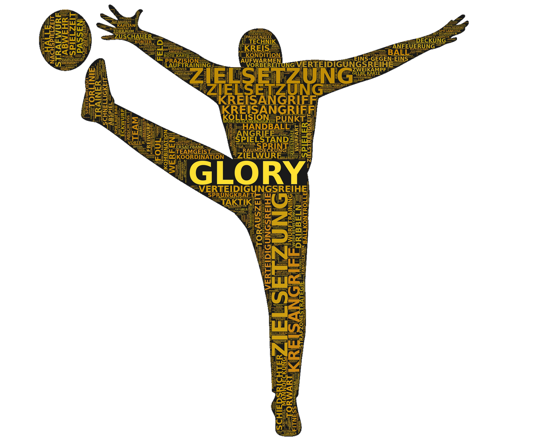 Die letzte Abwehr – Handball-Wortwolke