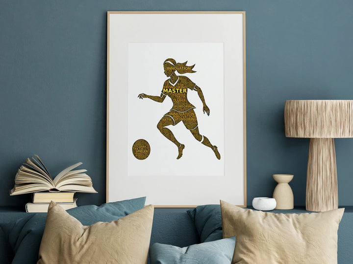 Goldener Schuh – Fußball-Wortwolke