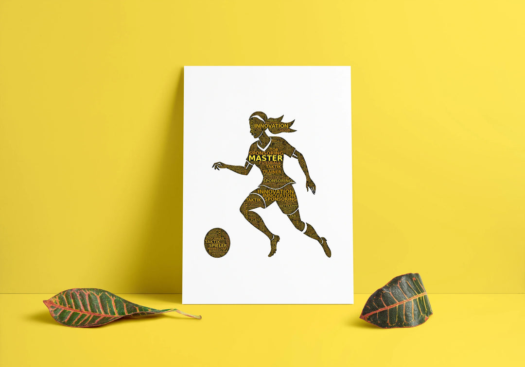 Goldener Schuh – Fußball-Wortwolke