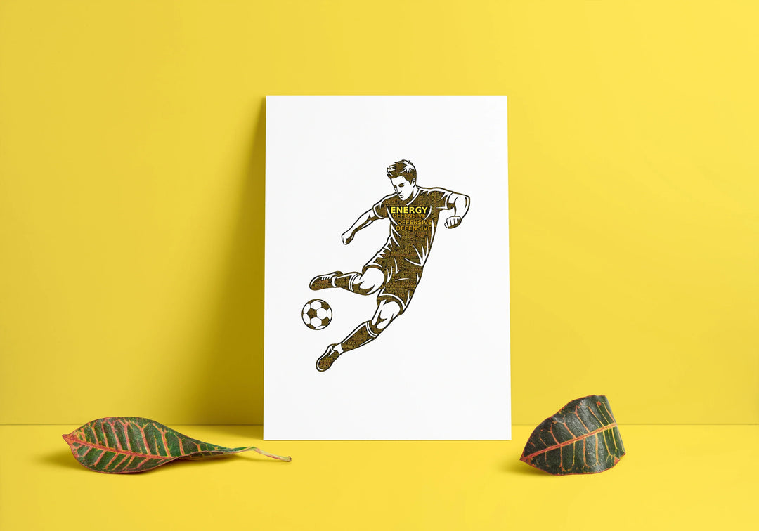 Der Skorpion-Kick – Fußball-Wortwolke