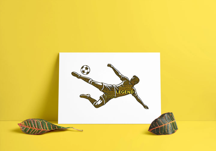 Der treue Begleiter – Fußball-Wortwolke