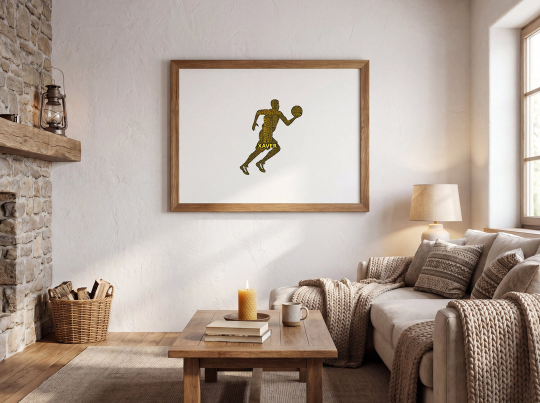 Crossover-König – Basketball-Wortwolke