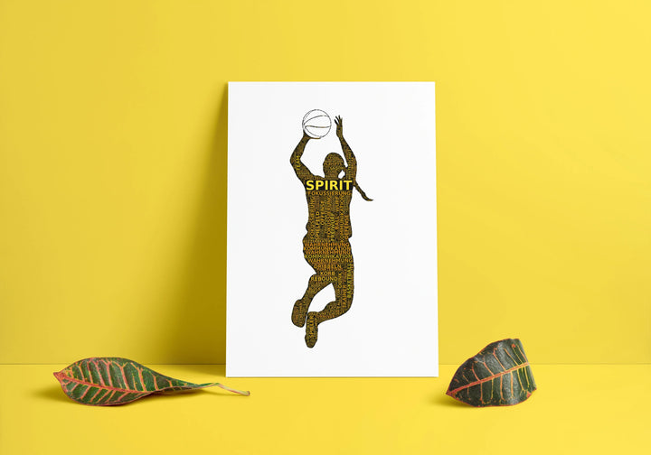 Keine Grenzen – Basketball-Wortwolke