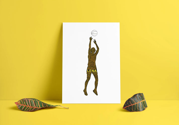Elektrisierend – Basketball-Wortwolke