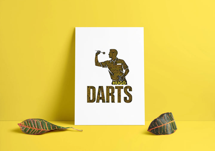 Bullseye-König – Dart-Wortwolke