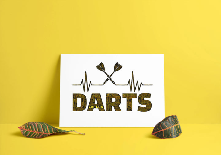 Der Herzschlag – Dart-Wortwolke