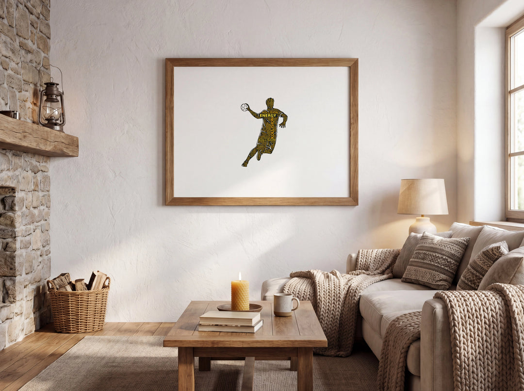 Der Spielmacher – Handball-Wortwolke