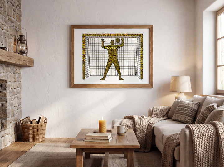 Die Wand – Handball-Wortwolke